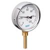 Bimetal thermometer fig. 23000 steel/brass insert